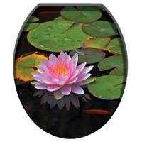 استیکر سرویس بهداشتی ژیوار طرح نیلوفر آبی Zhivar Lotus 3D Toilet Sticker