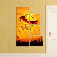 تابلو 4 تکه گالری آفتاب کد TA3601