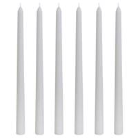 شمع مینا مدل 6600W01 بسته 6 عددی Mina Candles 6600W01 Taper Pack of 6