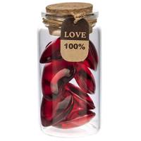 قلب شیشه ای داخل بطری مدل 9163 9163 Glassy Heart In Bottle