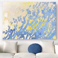 تابلو بوم خط روزتو طرح RT0427 Rouzeto RT0427 Canvas modern iranian calligraphy