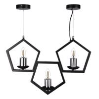 لوستر 3 شعله طرح کندوی عسل دیلایت 3 شعله کد SD347/3 Delight SD347/3 Three Branch Hanging Lamp