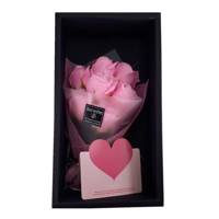 جعبه کادویی گل LOVE مدل black Box Black Box LOVE Aromatic Flower Box