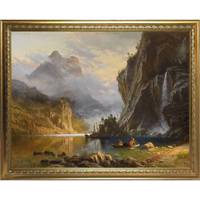 تابلو گالری هنری پیکاسو طرح ماهیگیری سرخپوستان با نیزه