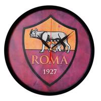 ساعت دیواری آ ث رم مدل سان تایم 408 A.S. Roma Team Clock Sun Time 408