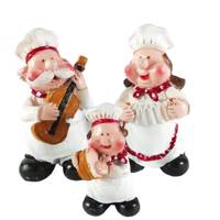 مجسمه آشپز نوازنده کد 020020179 بسته 3 عددی