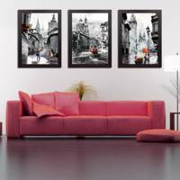 تابلو 3 تکه نگارین گالری کد P-50.70-01