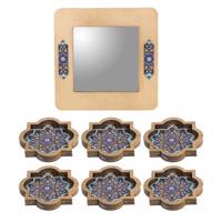 مجموعه ظروف هفت سین 7 پارچه گره کد 3-9671 Gereh 9671-3 Haft Seen Set 7 Pcs