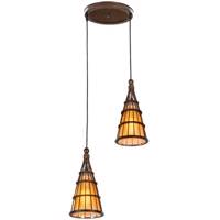 چراغ آویز دارکار مدل ملیکا 2 شعله کد 71 Darkar 71 Two Branches Melika Hanging Lamp