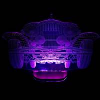 چراغ خواب سه بعدی هفت رنگ کدpb_0019