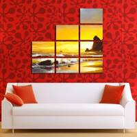 تابلوی دیواری 9 تکه بارمان مدل TA-104 Barman TA-104 Tableau 9 Pcs