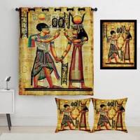 پرده رنس مدل S2-41110 به همراه تابلو و کوسن - Rence S2-41110 Curtain with Tableau and Cushion