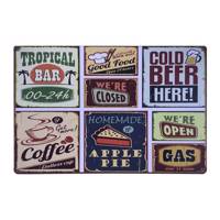 تابلو شاسی طرح کافه مدل H0024 سایز 20x30 سانتی متر H0024 Cafe Chassis 20x30cm