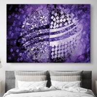 تابلو بوم خط روزتو طرح پنج نقطه 4 Ruzeto Panj noghte 4 Canvas