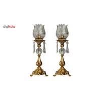 شمعدان دیلایت کد 91081Gold یک جفت Delight 91081Gold Candle Stick A Pair