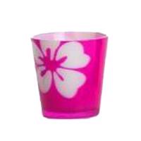 جاشمعی ینکی کندل مدل گل صورتی Yankee Candle Flower Dye Pink Candle Holder