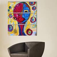 تابلو دیواری 3 تکه آریکان کد TA1310