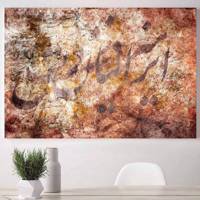 تابلو بوم خط روزتو طرح RT0432 Rouzeto RT0432 Canvas modern iranian calligraphy