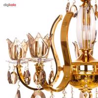 لوستر چشمه نور 5 شعله کد 886/5C Cheshmeh Noor Five Branches 886/5C Chandelier