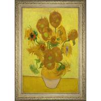 تابلو گالری هنری پیکاسو طرح گل های آفتاب گردان