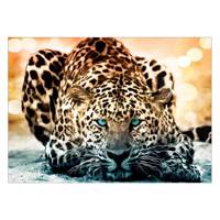تابلو شاسی ونسونی طرح Green Eye Tiger سایز 50x70 سانتی متر Wensoni Green Eye Tiger Chassis Size 50 x 70 Cm