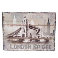 تابلو شاسی هوم استایل مدل لندن سایز 40x30 سانتی متر HomeStyle London Wood Chassis Size 40x30 Cm