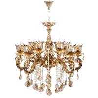 لوستر چشمه نور12شعله کد M3506/6A Cheshmeh Noor M3506/6A Twelve Flames Chandelier