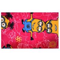 موکت ظریف مصور طرح مینیون صورتی کد 6371 - floor carpet - zarif masavar - minion 6371