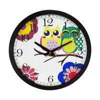 ساعت دیواری روستیک مدل Owl Rustic Owl Wall Clock