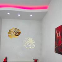 آینه پلکسی گلس دکو پدیده مدل Flower10014 DecoPadideh Flower10014 Plaxiglass Mirror