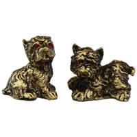 مجسمه شیانچی طرح Dog کد 020030050 مجموعه 2 عددی