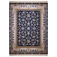 فرش ماشینی زمینه سرمه ای کد FRR21