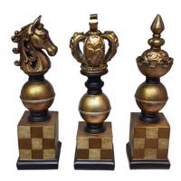 مجسمه شطرنج مدل S 3040 مجموعه 3 عددی