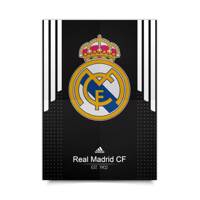 پوستر ونسونی طرح Real Madrid Black 2016 سایز 30x40 Wensoni Real Madrid Black 2016 Poster 30x40