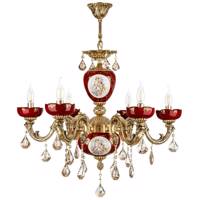 لوستر چشمه نور 6 شعله کد C2550/6-B-Z Cheshmeh Noor C2550/6-B-Z Six Flames Chandelier