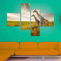 تابلو 4 تکه گالری آفتاب کد TA303