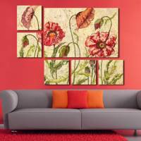 تابلو دیواری 6 تکه آریکان کد TA4902