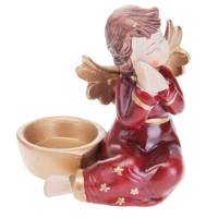 جاوارمری مدل فرشته نشسته کد 7AB003 Sitting Angel Tealight Candlestick 7AB003