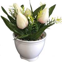 گلدان به همراه گل مصنوعی کارا مدل 12035 Kara 12035 Flower And Pot