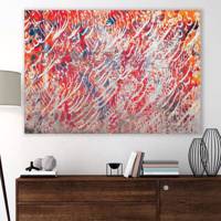 تابلو بوم خط روزتو طرح نیال 1 Rouzeto Niyal 1Canvas