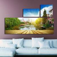 تابلوی دیواری سه تکه آفتاب مدل TA-2702 aftab TA-2702 Tableau 3 Pcs