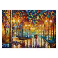 تابلو شاسی ونسونی طرح Leonid Afremov Rains Rustle 2 سایز 30x40 سانتی متر Wensoni Leonid Afremov Rains Rustle 2 Chassis 40 x 30