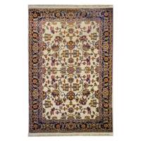 فرش ماشینی رویال کد FSM-C420 زمینه کرم