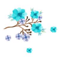 استیکر سالسو طرح Ice flower Salso Ice flower Sticker