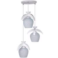 چراغ آویز چشمه نور 3 شعله کد G530/3H-WT Cheshmeh Noor G530/3H-WT Three Branch Hanging Lamp