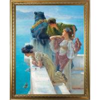 تابلو گالری هنری پیکاسو طرح نشانه قاب طلایی