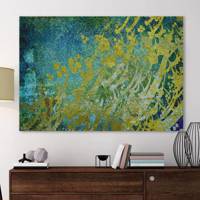 تابلو بوم خط روزتو طرح دیوا Rouzeto Diva Canvas modern iranian calligraphy