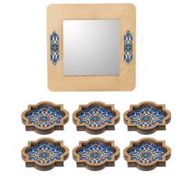 مجموعه ظروف هفت سین 7 پارچه گره کد 2-9671 Gereh 9671-2 Haft Seen Set 7 Pcs