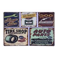 تابلو شاسی طرح اتو سرویس مدل GAS01 سایز 20x30 سانتی متر GAS01 Auto Service Chassis 20x30cm