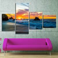 تابلوی دیواری 5 تکه بارمان مدل TA2903